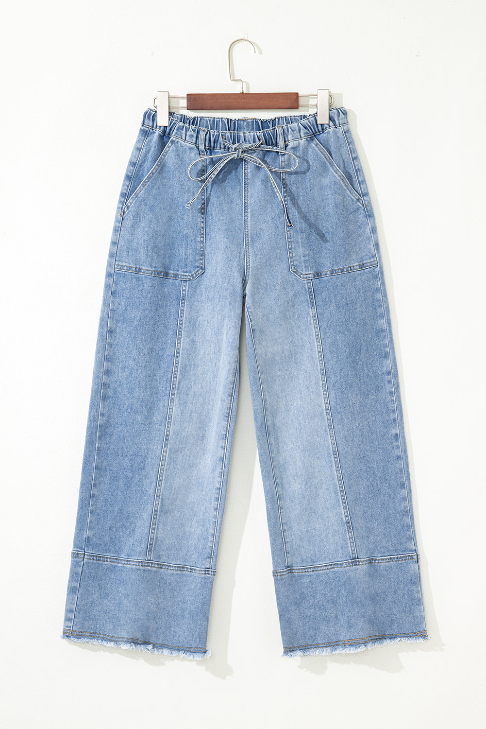 Pantalones vaqueros de pierna ancha azul Beau.