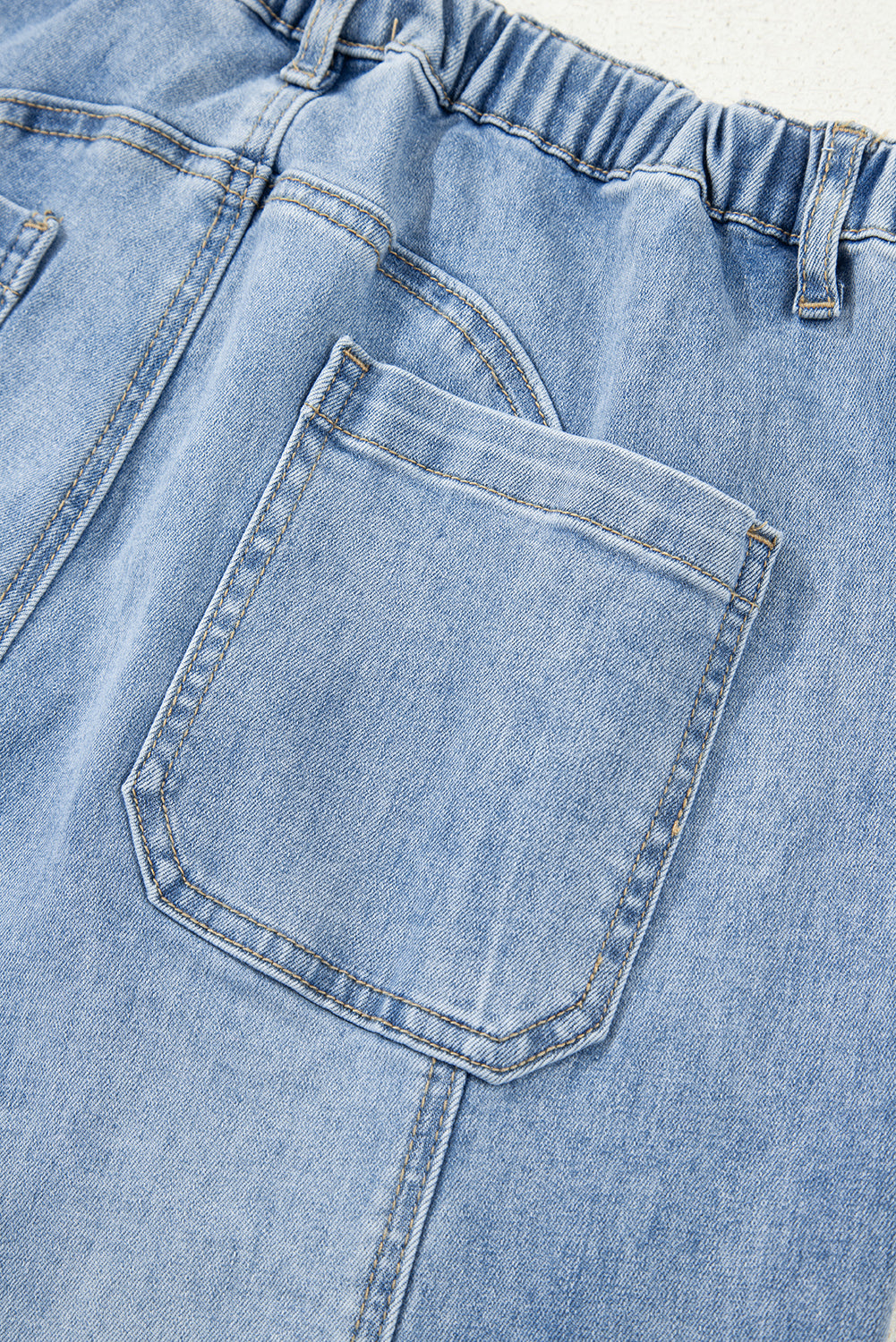 Pantalones vaqueros de pierna ancha azul Beau.