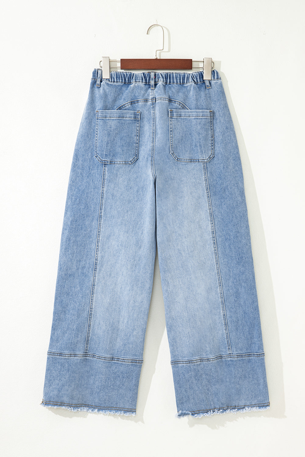 Pantalones vaqueros de pierna ancha azul Beau.