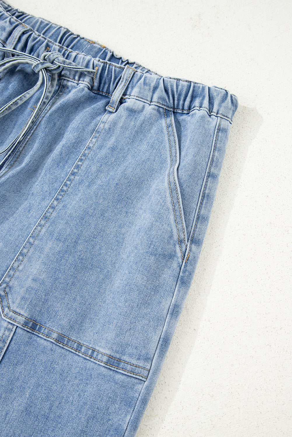 Pantalones vaqueros de pierna ancha azul Beau.