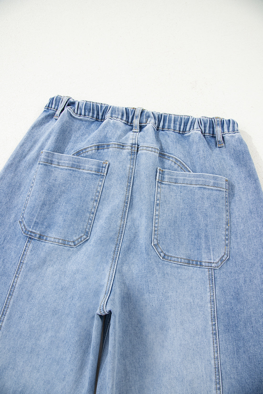 Pantalones vaqueros de pierna ancha azul Beau.